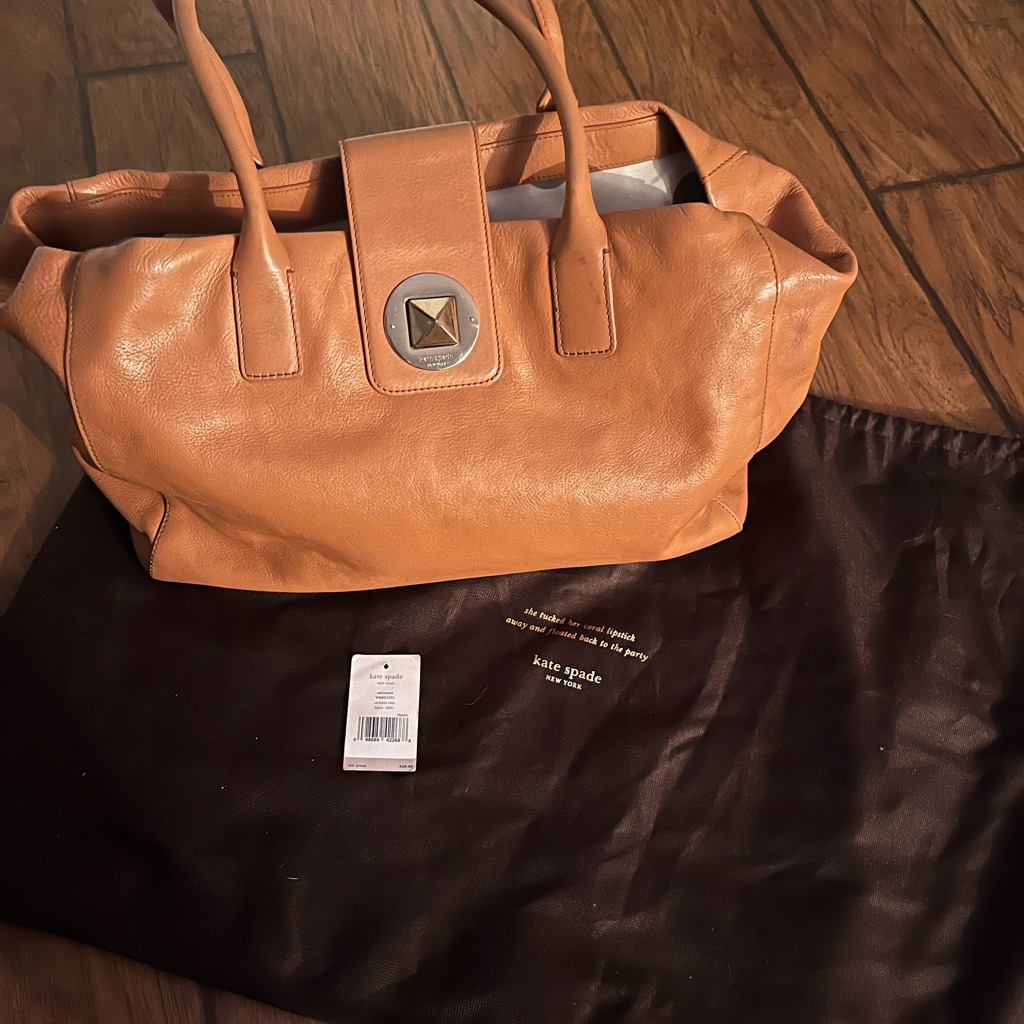Kate Spade Orange Leather Shoulder Bag